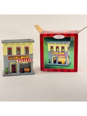 Dollar General Store Christmas Village Lighted Building Ceramic No Cord